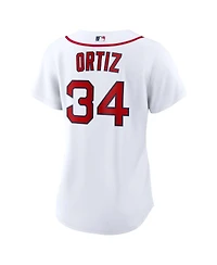 Nike Women's David Ortiz White Boston Red Sox Home Replica Player Jersey
