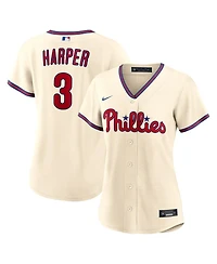 Nike Women's Bryce Harper Cream Philadelphia Phillies Alternate Replica Jersey