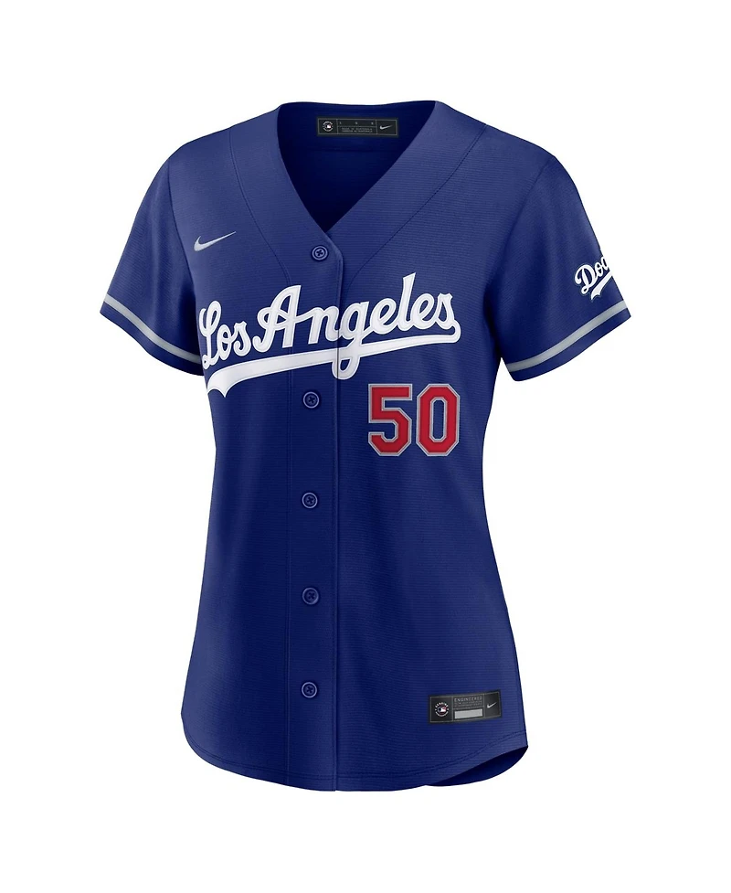 Nike Women's Mookie Betts Royal Los Angeles Dodgers Alternate Stadium Jersey