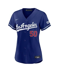 Nike Women's Mookie Betts Royal Los Angeles Dodgers Alternate Stadium Jersey
