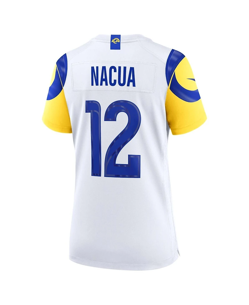 Nike Women's Puka Nacua White Los Angeles Rams Game Jersey