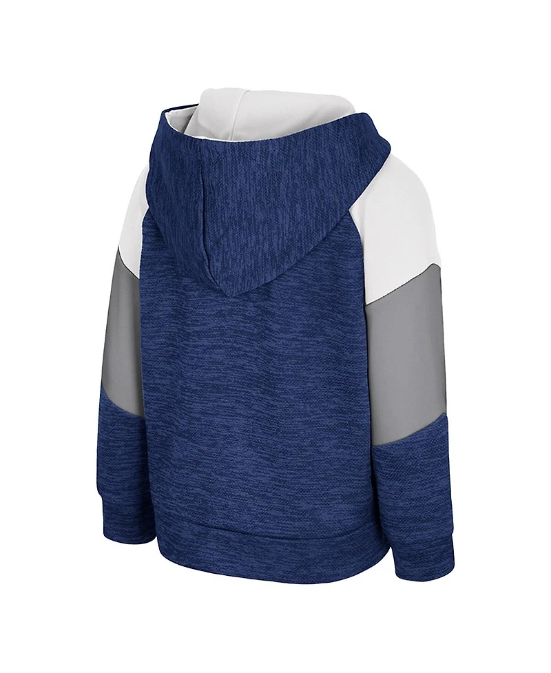 Colosseum Toddler Navy Penn State Nittany Lions Spirit Hollow Full-Zip Hoodie