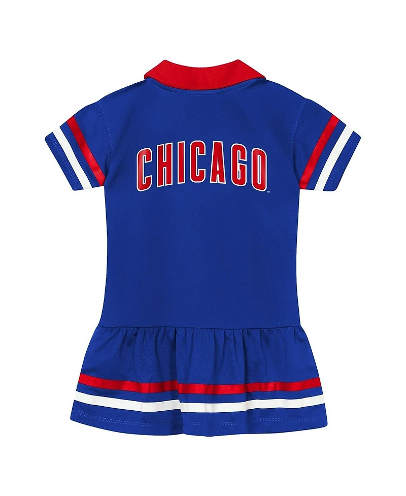 Outerstuff Preschool Royal Chicago Cubs Big League Hit Dress