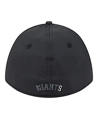 New Era Men's Black San Francisco Giants Metallic 39THIRTY M-Crown Flex Hat