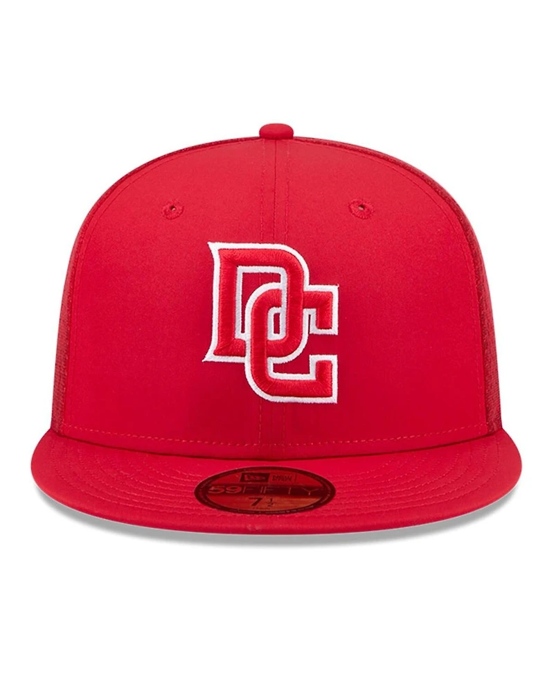 New Era Men's Red Washington Nationals 2026 Batting Practice 59FIFTY Fitted Hat
