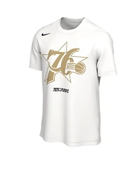 Nike Men's and Women's White Philadelphia 76ers 2026 Nba Playoffs Mantra T-Shirt