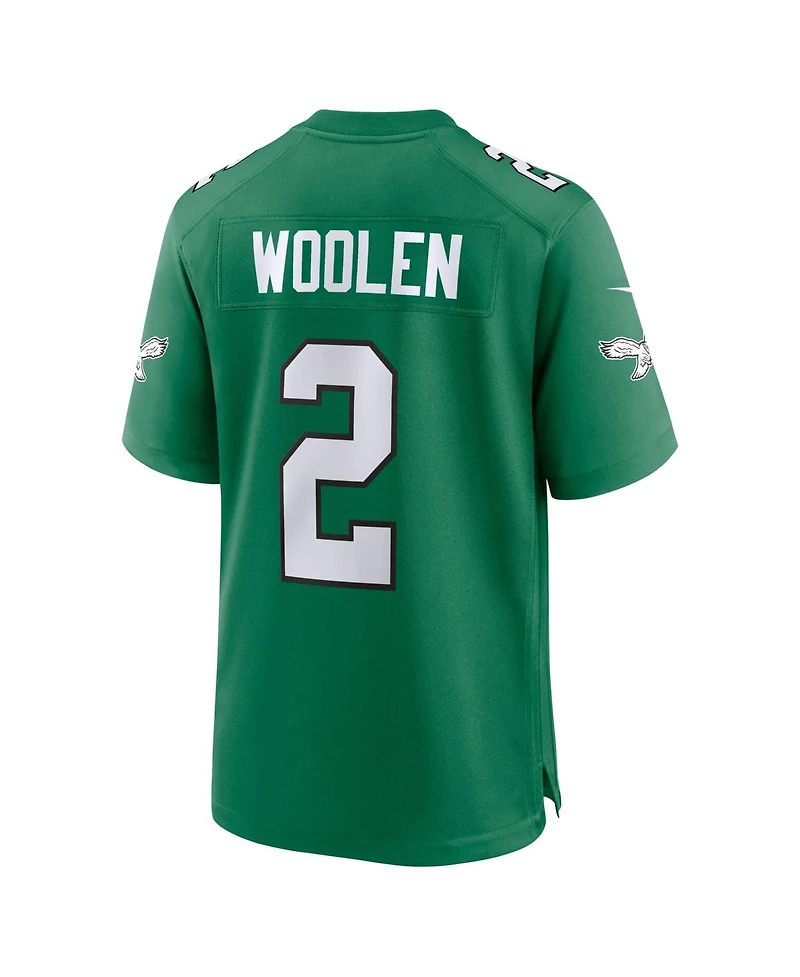 Nike Men's Tariq Woolen Kelly Green Philadelphia Eagles Alternate Game Jersey