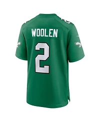 Nike Men's Tariq Woolen Kelly Green Philadelphia Eagles Alternate Game Jersey
