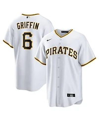 Nike Men's Konnor Griffin White Pittsburgh Pirates Home Replica Jersey