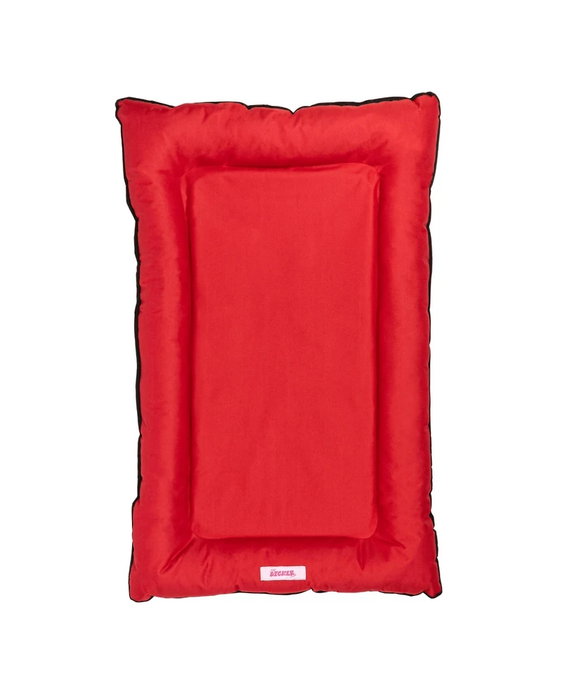 The Licker Store Archie Traditional Oxford Waterproof Indoor/Outdoor Hand-Washable Memory Foam Camping Pet Bed