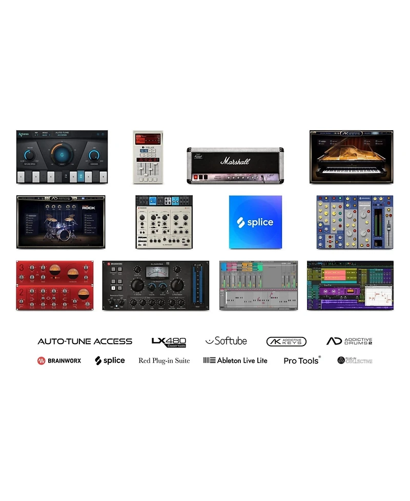 Focusrite Scarlett 8i6 3rd-Gen Usb-c Audio Interface Studio Bundle - Monitors, Mic, Headphones & Software