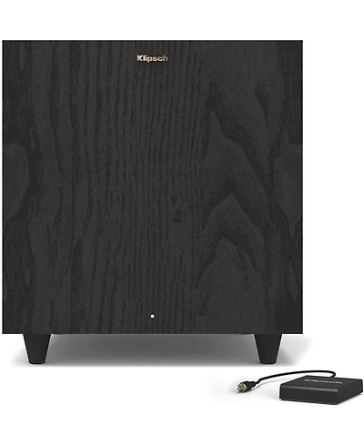 Klipsch R-80SWi 8-Inch 150W Wireless Powered Subwoofer with Deep Bass, Black