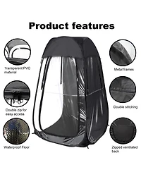 ECHTPeak Sports Tent Pop Up Shelter, 1 Person All Weather Tents, for Outdoor Sports Events, Fishing and Camping