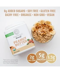 Sunwarrior Us Organic Harvest Peanut Butter 504 Gram