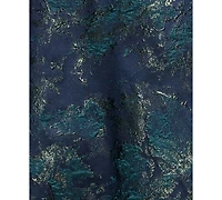 Xscape Women's Square Neck Brocade Asymmetrical Ball Gown