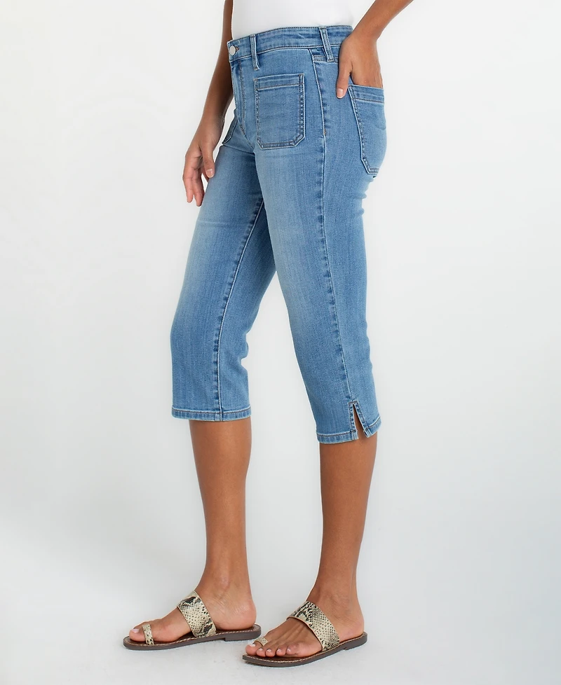 Liverpool Los Angeles Women's Mid-Rise Capri Jeans