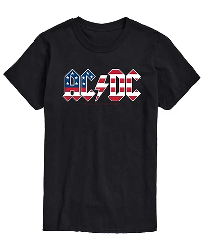 Airwaves Men's Ac/Dc Americana Logo Short-Sleeve Graphic T-Shirts