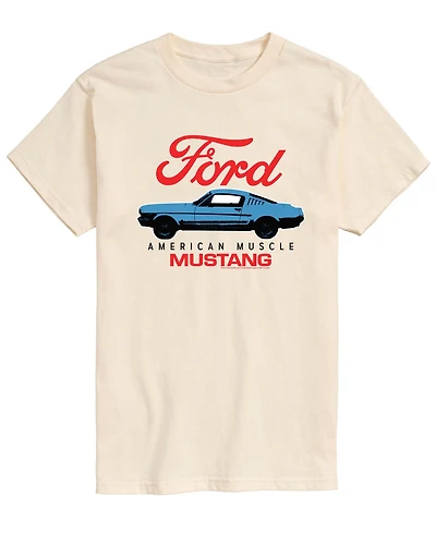 Airwaves Men's Ford American Muscle Mustang Short-Sleeve Graphic T-Shirt