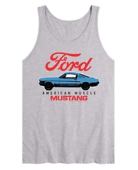 Airwaves Men's Ford American Muscle Mustang Sleeveless Graphic Tank T-Shirts