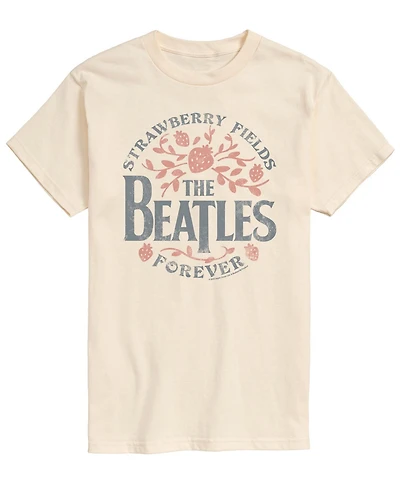 Airwaves Men's The Beatles Strawberry Fields Short-Sleeve Graphic T-Shirt