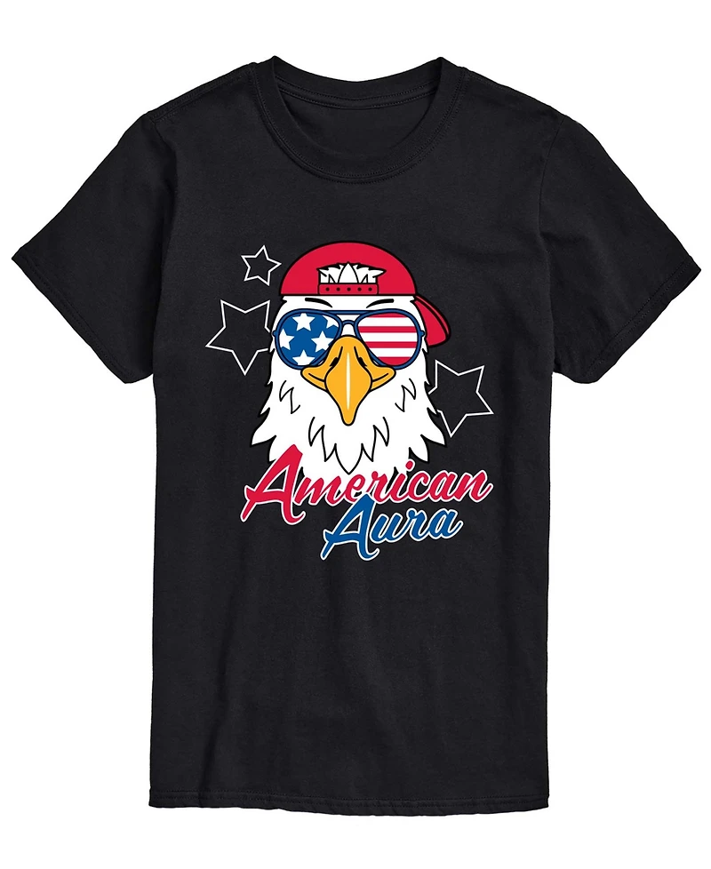 Airwaves Men's American Aura Eagle Short-Sleeve Graphic T-Shirt