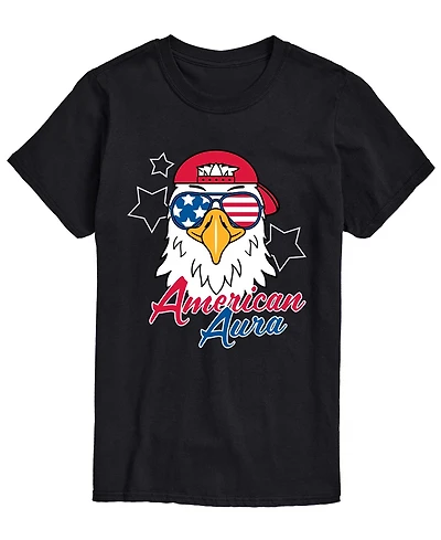 Airwaves Men's American Aura Eagle Short-Sleeve Graphic T-Shirt