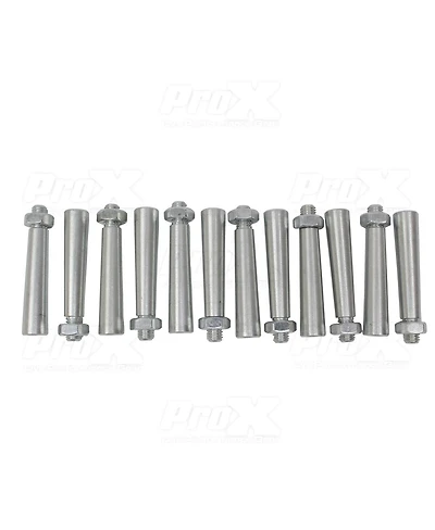 ProX Xt-SPN12 Tapered Shear Pin w/Threaded Tip Nut Conical Coupler, 12-Pk