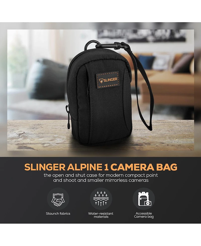 Slinger Alpine 1 Camera Bag for Your Point and Shoot Camera and Accessories