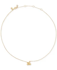 kate spade new york Gold-Tone Love You, Mom Bunny Short Pendant Necklace