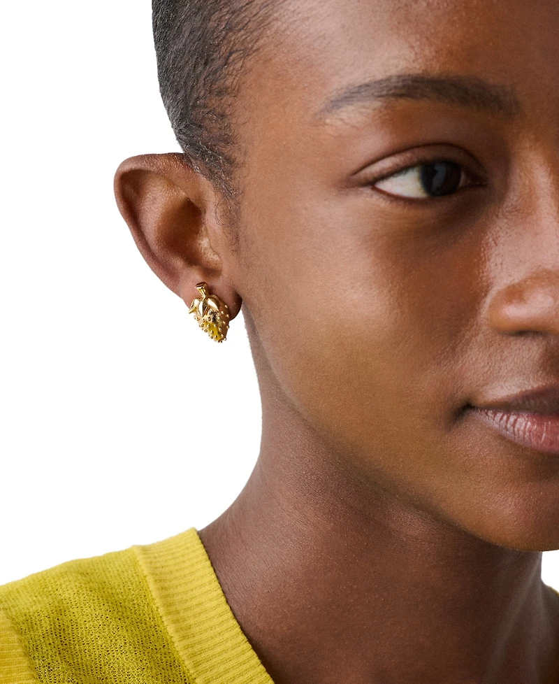 kate spade new york Gold-Tone Secret Garden Statement Strawberry Stud Earrings