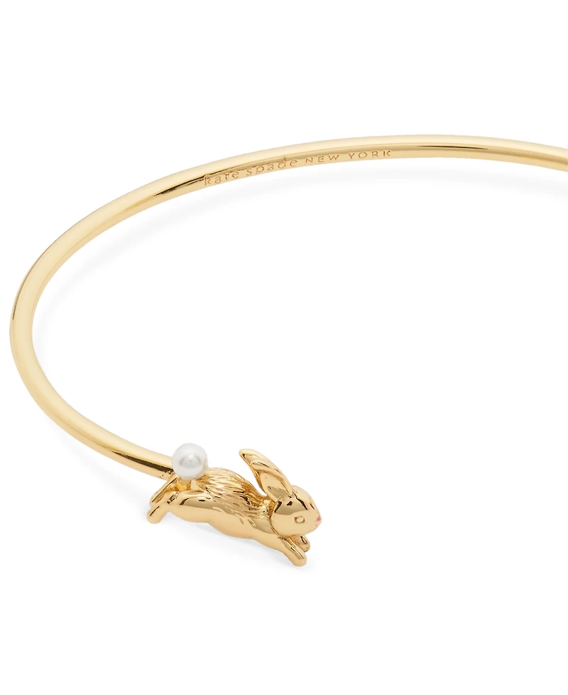 kate spade new york Gold-Tone Secret Garden Strawberry Cuff Bracelet