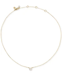kate spade new york Gold-Tone You're a Gem Pave Horseshoe Short Pendant Necklace