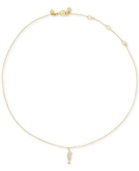 kate spade new york Gold-Tone Gifting Here's to You Short Pendant Necklace