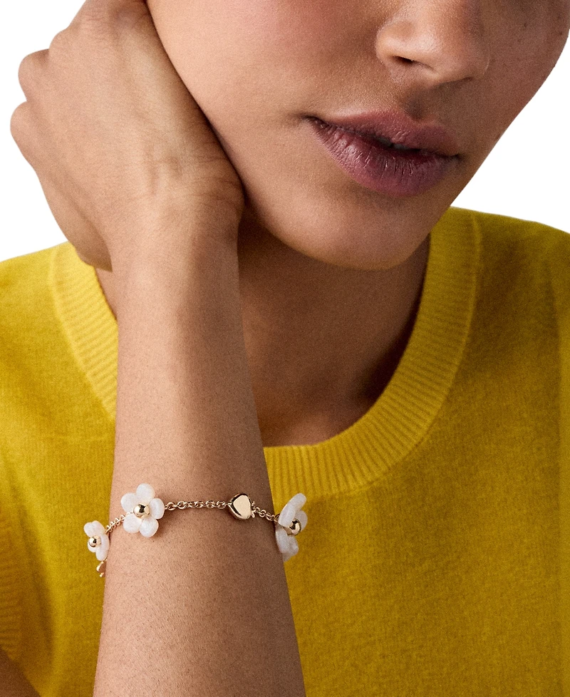 kate spade new york Gold-Tone Summer Daze Flower Scatter Bracelet