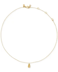 kate spade new york Gold-Tone Gifting Stay Sweet Short Pendant Necklace