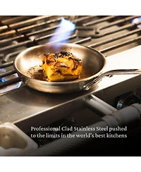 ProBond Clad Stainless Steel 8.5" Open Skillet