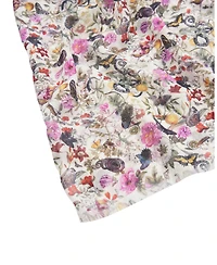 Fable England Women's Floral Engravings Lightweight Scarf