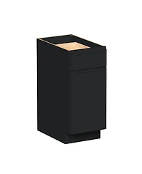 Boyel Living 15 Inch Standard Base Cabinet Kitchen Cabinets with Solid Wood Frame and Soft-Close Hardware
