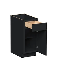 Boyel Living 15 Inch Standard Base Cabinet Kitchen Cabinets with Solid Wood Frame and Soft-Close Hardware
