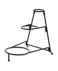 Elama 3-Tiered Oval Bowl Serving Stand Set