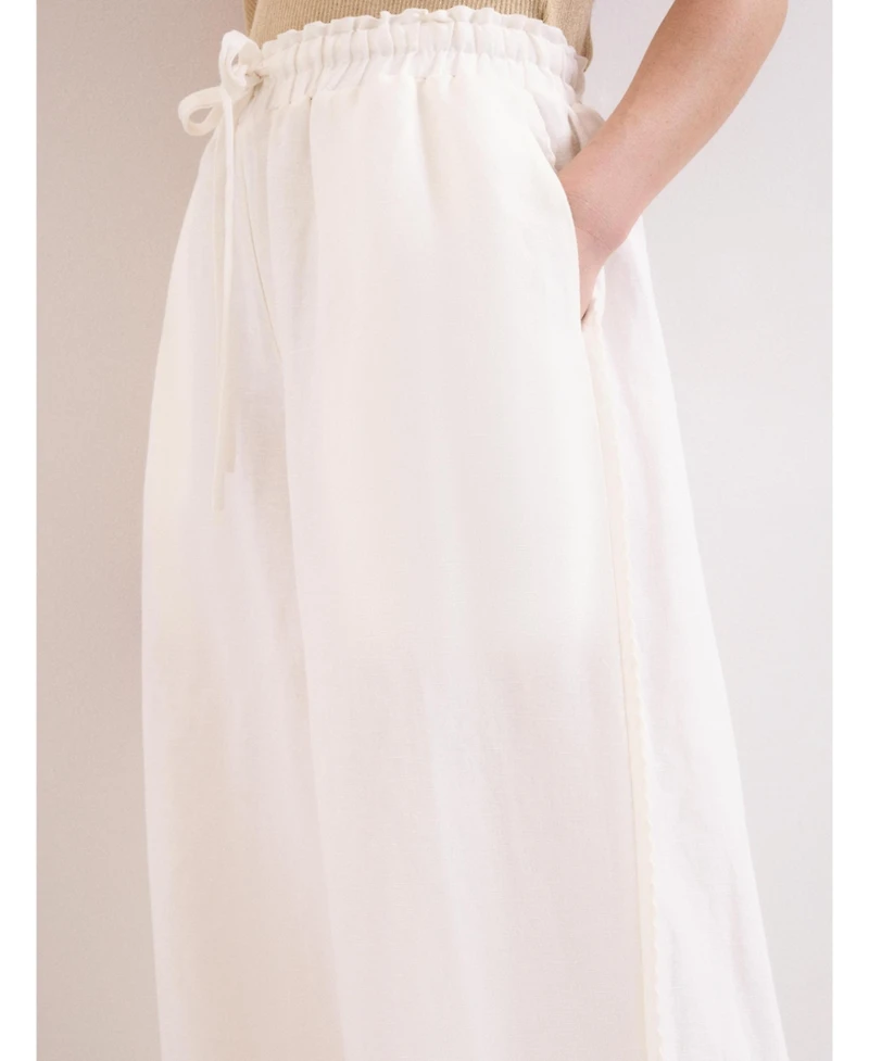 Phase Eight Women's Rowan Wide Leg Linen Trousers