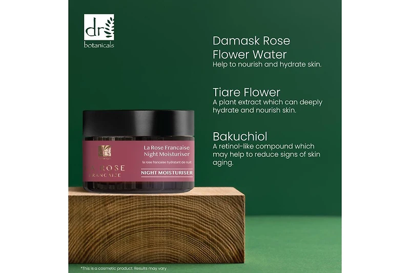 Dr. Botanicals La Rose Francaise Night Moisturiser 50milliliter