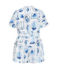 City Chic Women's Elise Amalfi Print Playsuit