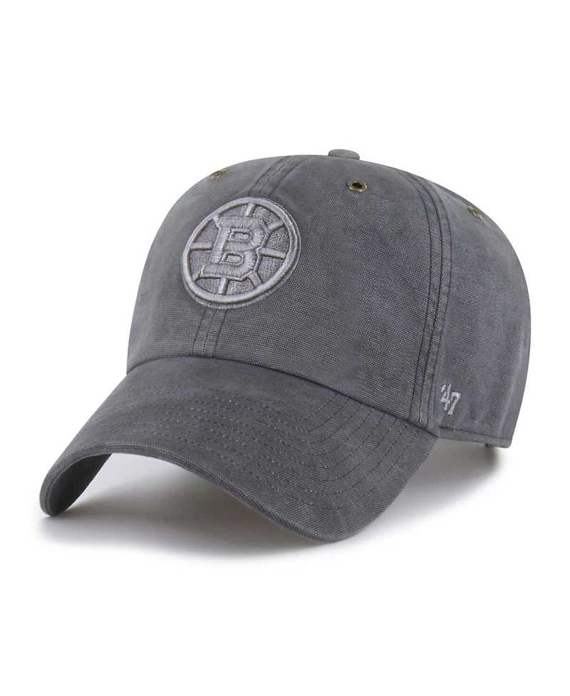 Carhartt X '47 Men's Charcoal Boston Bruins Clean Up Adjustable Hat