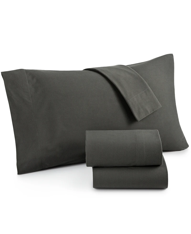 Shavel Micro Flannel Solid 3-pc Sheet Set, Twin