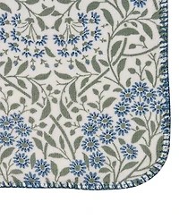 Tahari Home Capri Reversible Printed Plush Throw, 50" x 70"