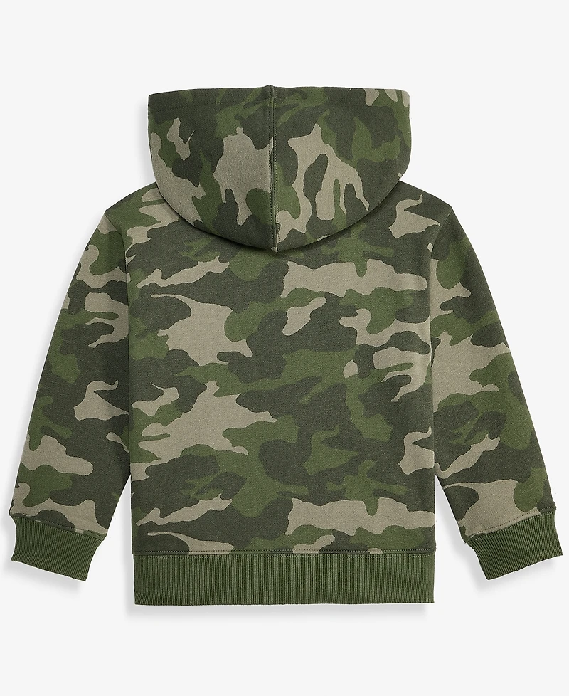 Epic Threads Toddler Boys' 12M-5T Camo-Print Fleece Zip-Up Hoodie, Macy's Exclusive
