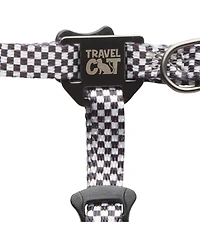Travel Cat The Day Tripper Adjustable H-Style Harness and Bungee Leash Set