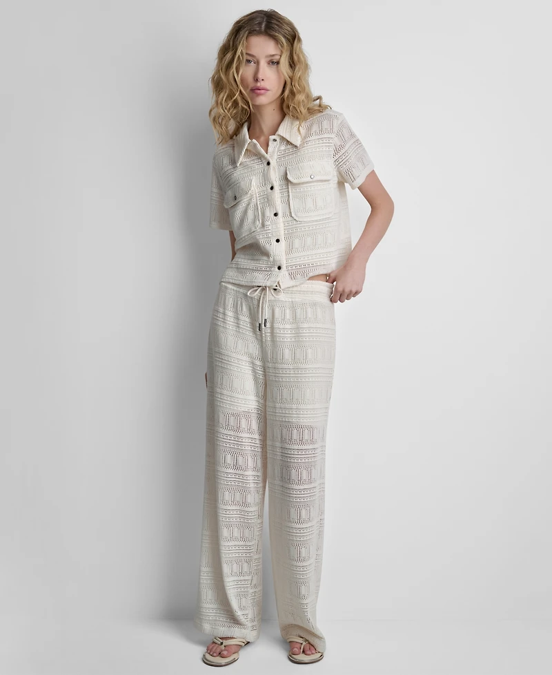 Dkny Women's Button-Down Collared Shirt