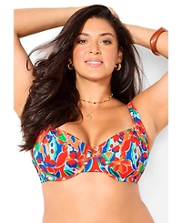 Swimsuits for All Women's Essential Sweetheart Underwire Bikini Top
